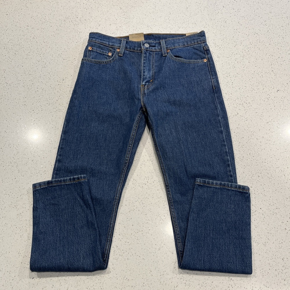 Levis 512 Slim Taper Jeans Mens 30x30 Blue Stretch Denim Casual NWT